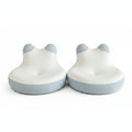 Set of 2 Blue Scroll Pillows – Elevate Your Comfort Anywhere