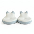 Set of 2 Blue Scroll Pillows – Elevate Your Comfort Anywhere