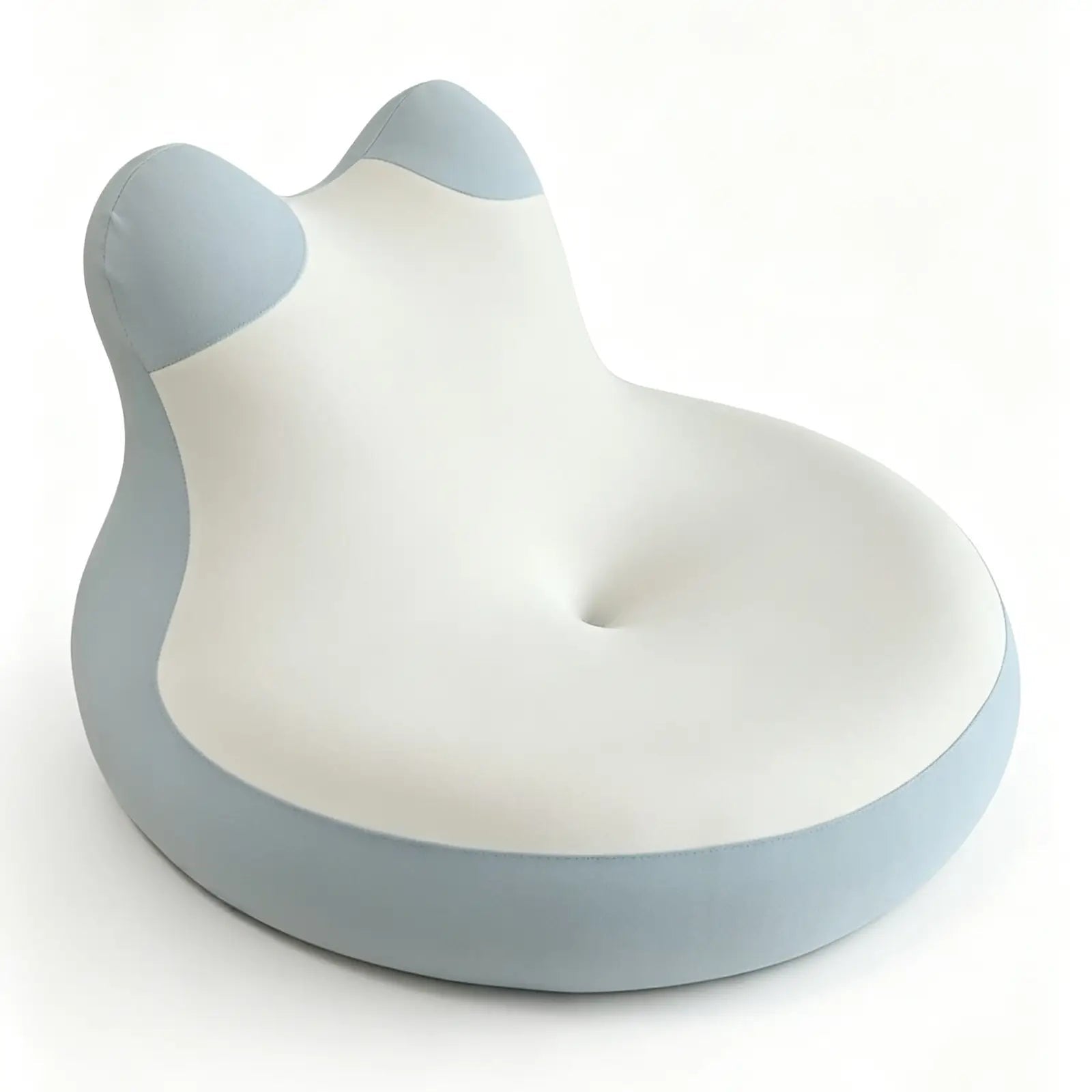 CozyEnjoy Scroll Pillow For Bed -Blue