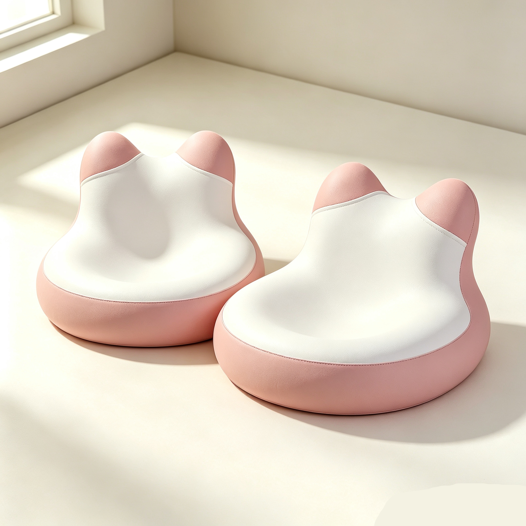 Set of 2 Pink Pillows
